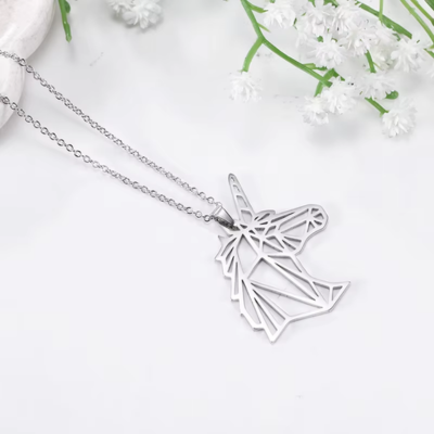 pendentif-collier-licorne-acier