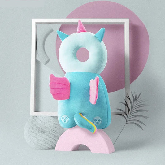 bebe-coussin-licorne-bleu