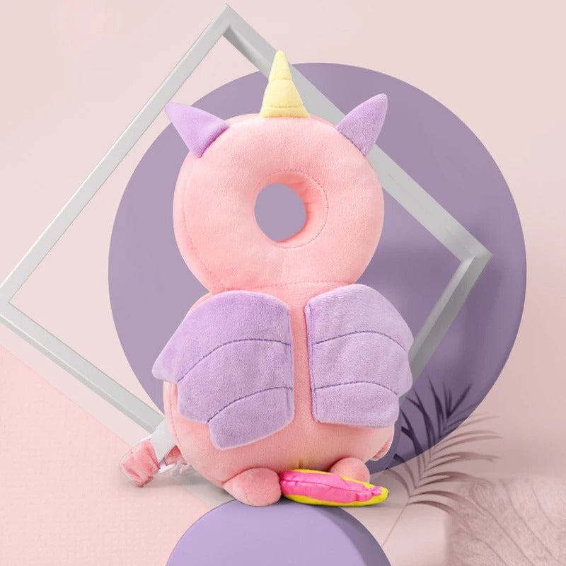 bebe-coussin-licorne-rose