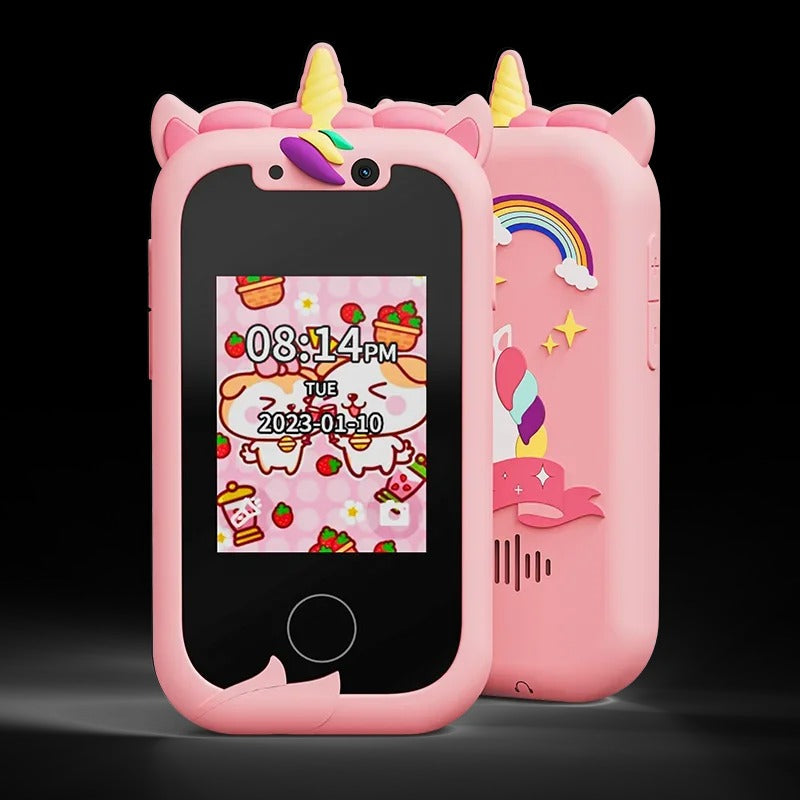 telephone-jouet-licorne-rose